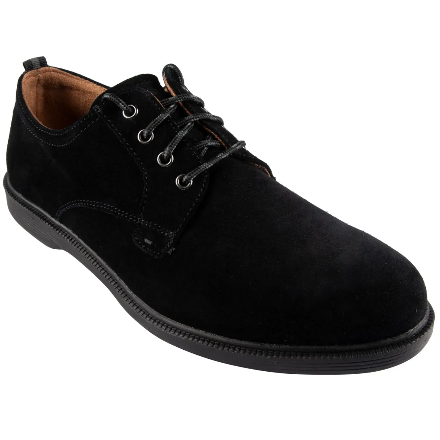 SHOE SUPACUSH PTOXJR BLACK SUEDE LACES / 16630
