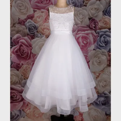 GOWN 1892H BEADED BODICE TULLE