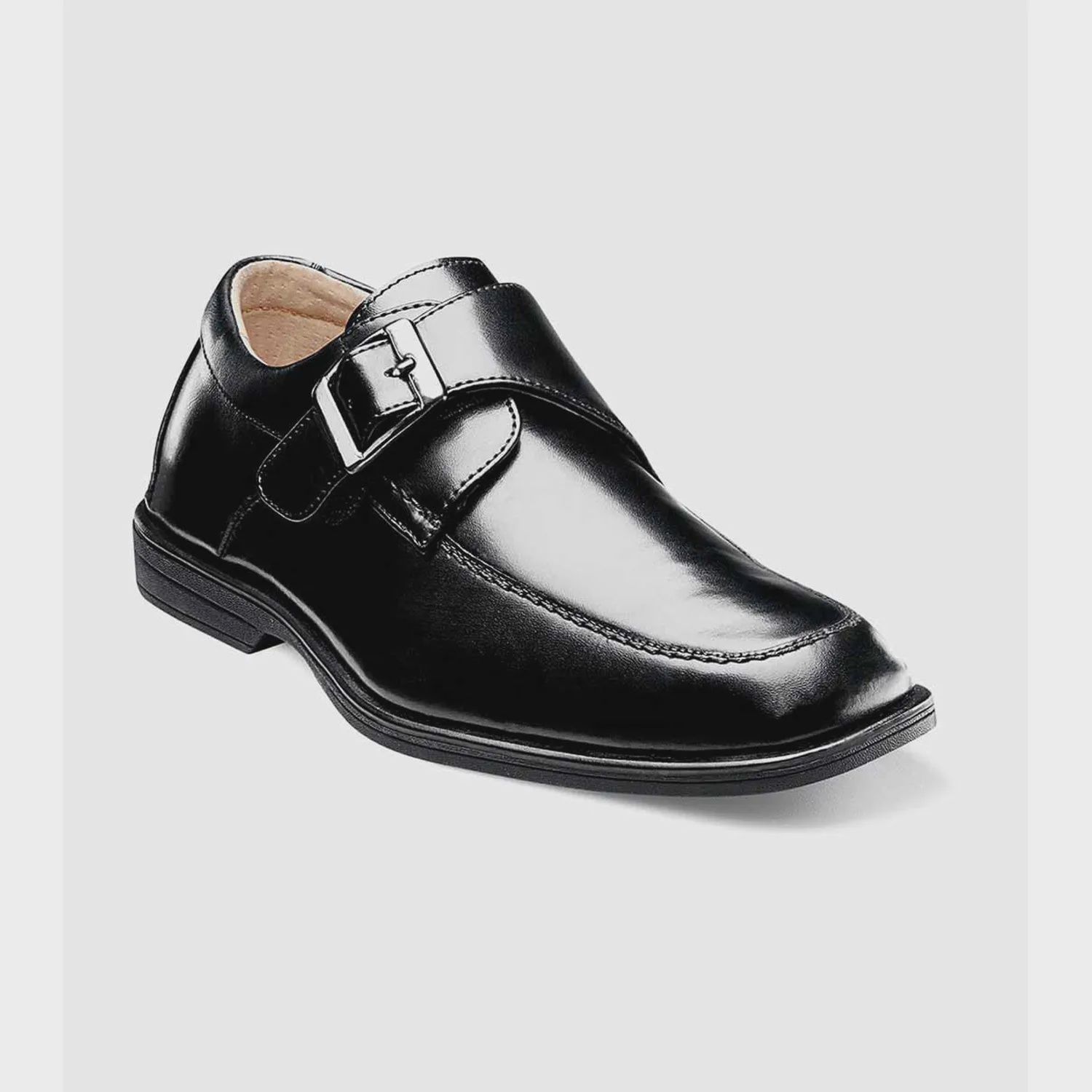 SHOE BLACK REVEAL MONK JR BUCKLE / 16541