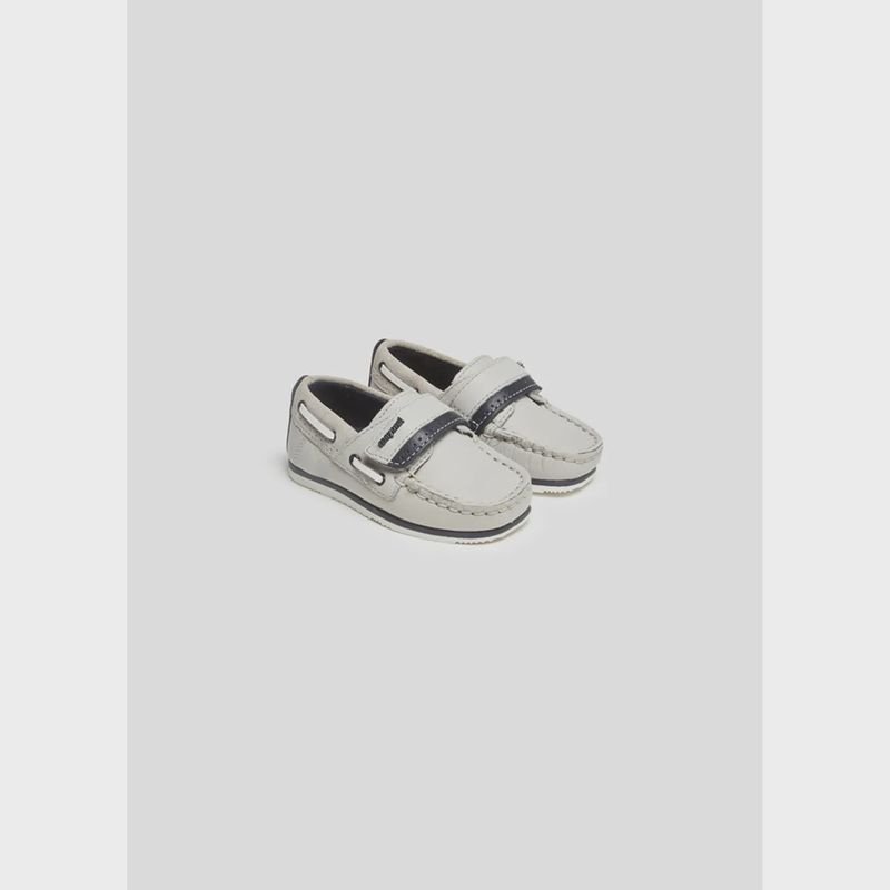 BOAT SHOES VELCRO LIGHT GREY / 47390