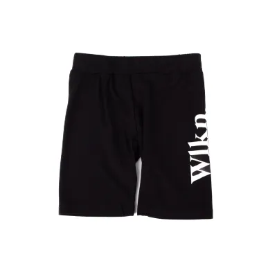 BIKER SHORTS BLACK WHITE WLKN LOGO / WSJ19 BIKER SHORTS BLACK WHITE WLKN LOGO / WSJ19