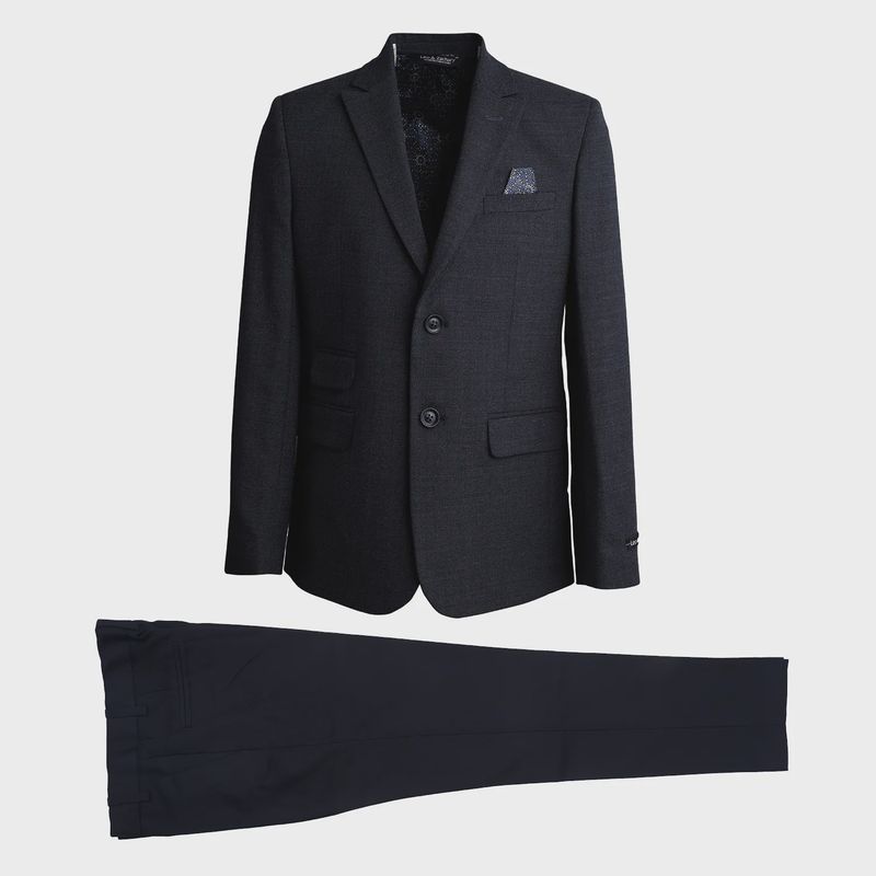 SUIT NAVY CRUSH SLIM FIT PANT PAISLEY LINING / 5404-5408