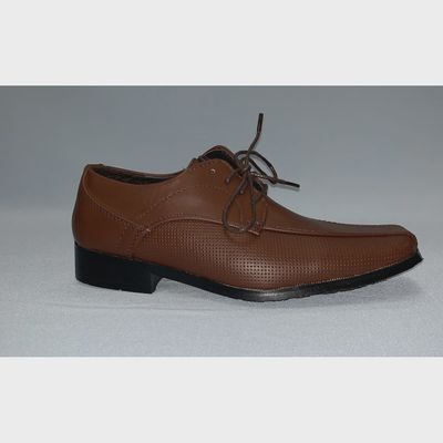 SHOE BROWN WITH LACES PIN HOLES SIDE PATTERN / LM14