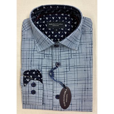 SHIRT AZUL GRAPHIC PRINT BLUE PRINT / 5860