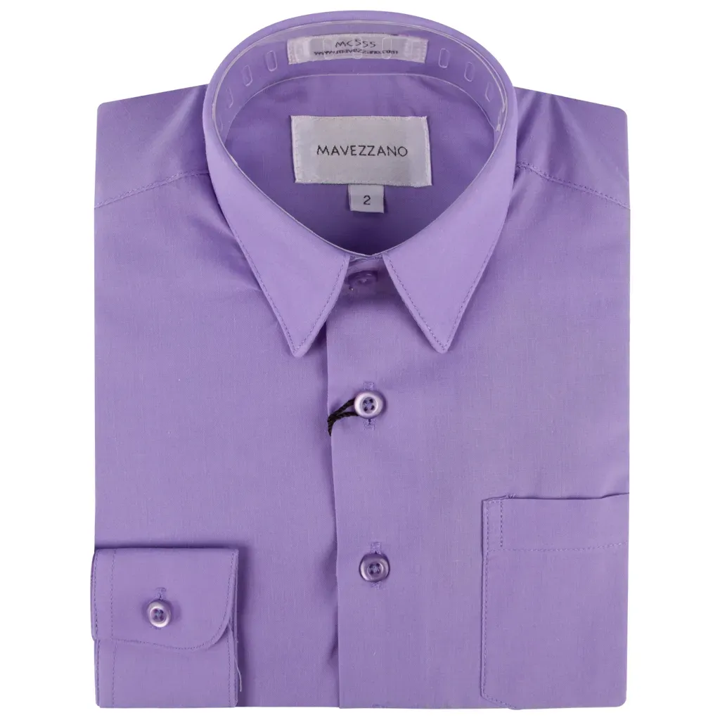 MC564 SHIRT LIGHT PURPLE MC555-LONG SLEEVE COTTON / MC555