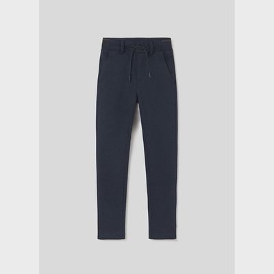KNIT PANT NAVY CHINO TAILORING / 7573