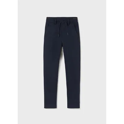 KNIT PANT NAVY CHINO TAILORING / 7573