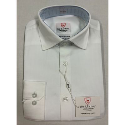 SHIRT WHITE COTTON STRETCH / 5590