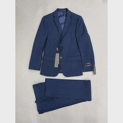 SUIT BLUE SMALL CHECK SKINNY FIT / BCWL2MAW0693