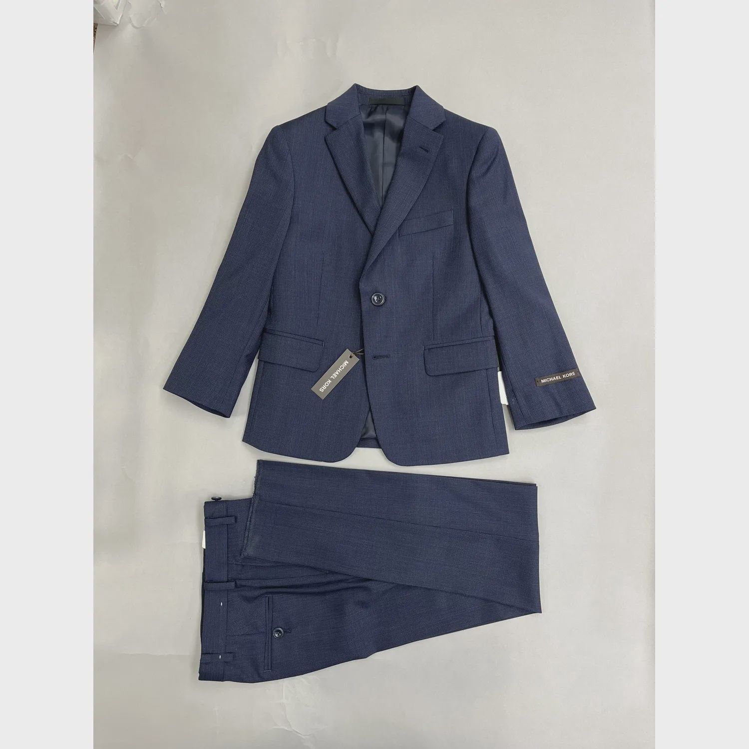 SUIT NAVY TEXTURED REGULAR FIT / BKIT2YBU0187
