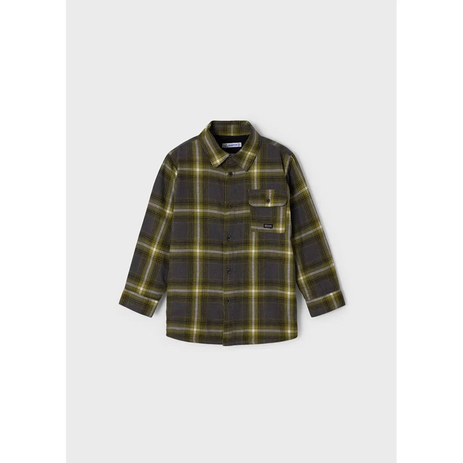 CHECK OVERSHIRT YELLOW & GREY / 4183