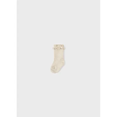 SOCKS GOLD SHIMMER LACE TRIM / 9538