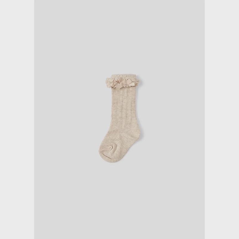 SOCKS SAND LACE FRILL EDGING / 10270