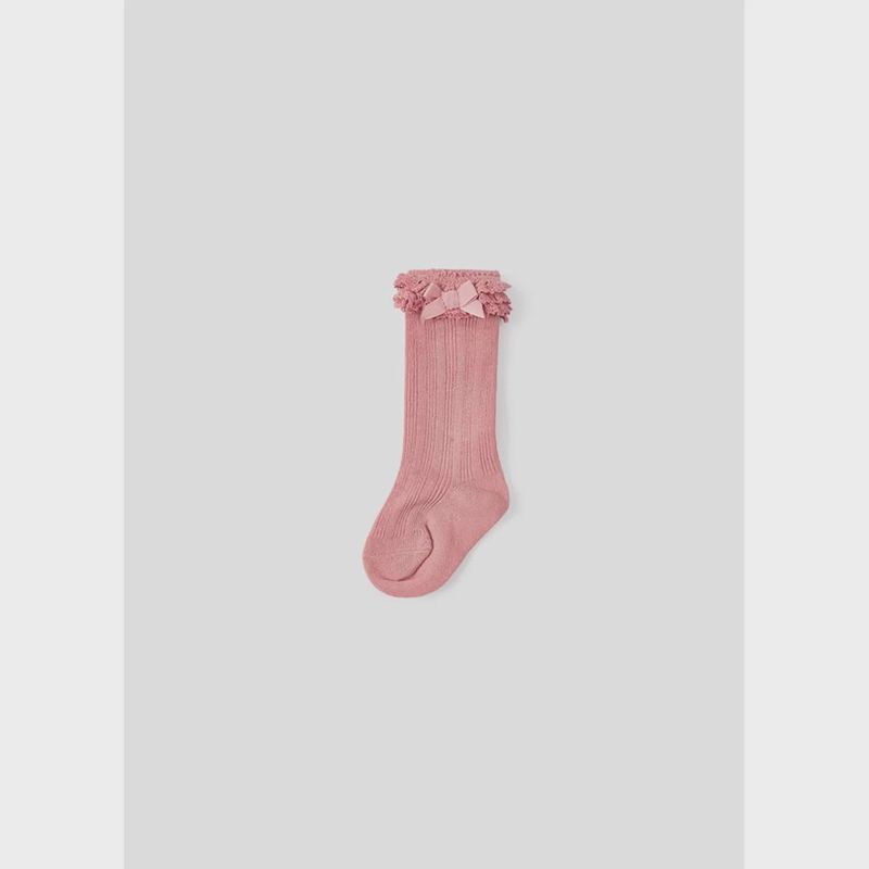 SOCKS BLUSH LACE FRILL EDGING / 10270