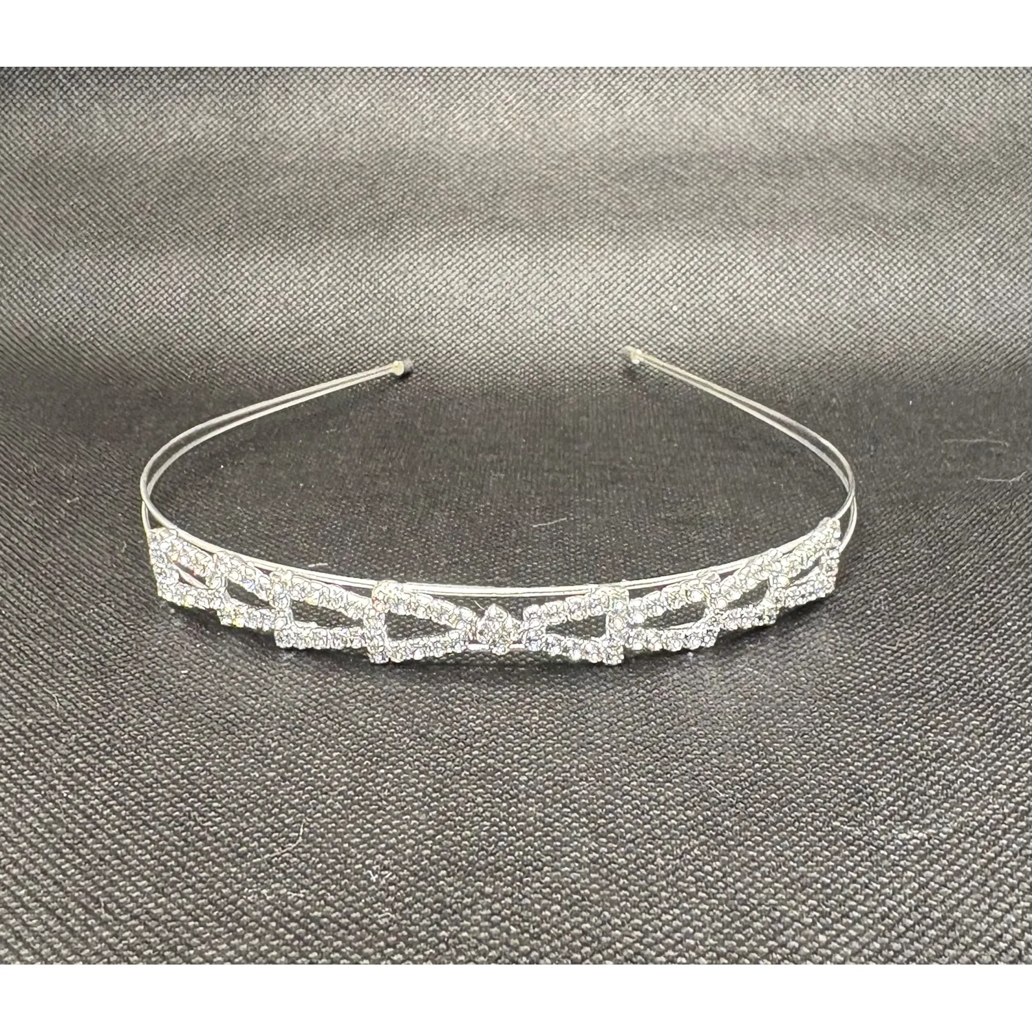 HEADBAND RHINESTONES BOW