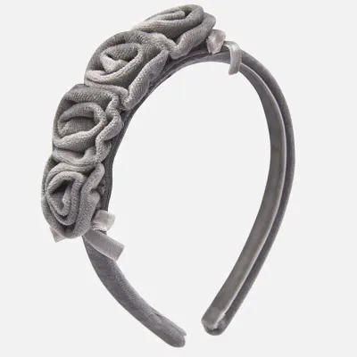 HARD HEADBAND GREY 4 VELVET R