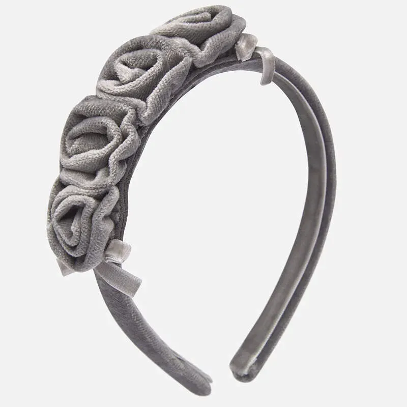 HARD HEADBAND GREY 4 VELVET R