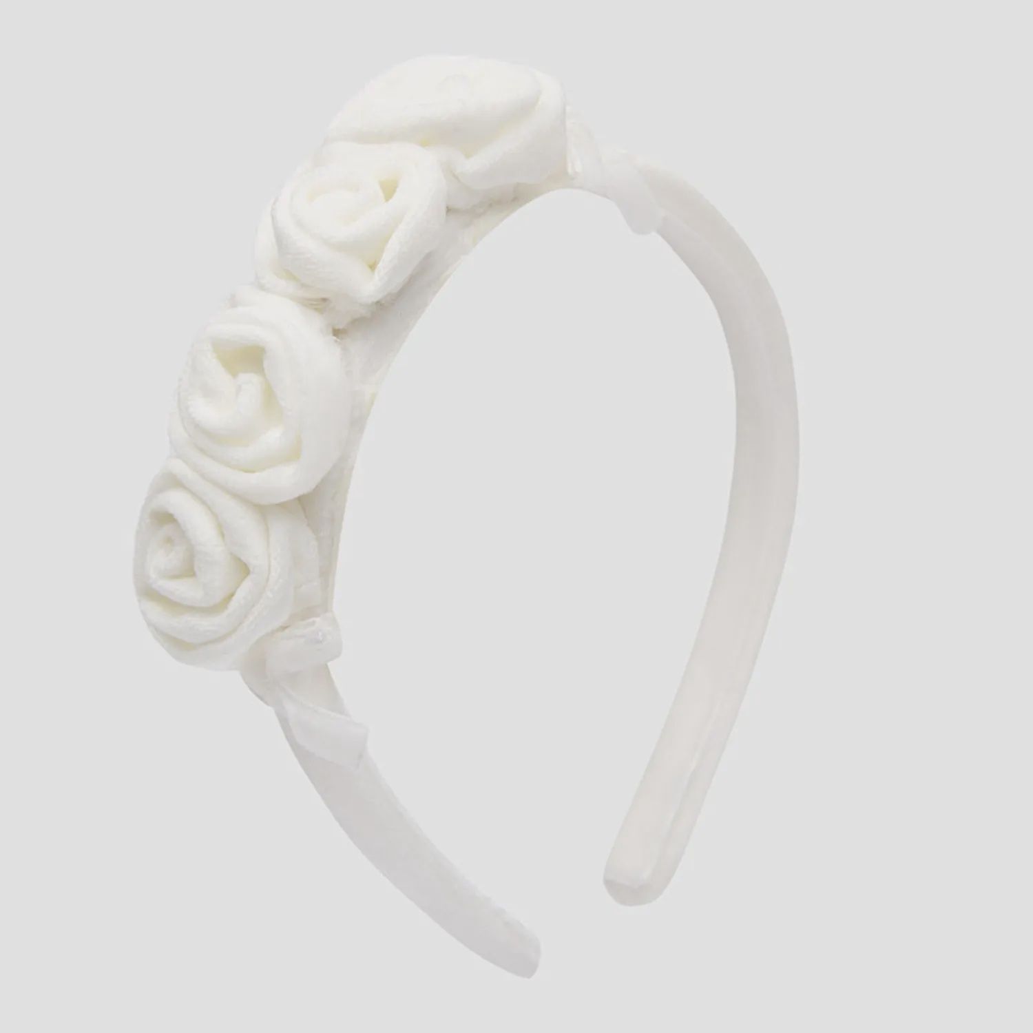 HEADBAND CREAM 4 VELVET ROSE