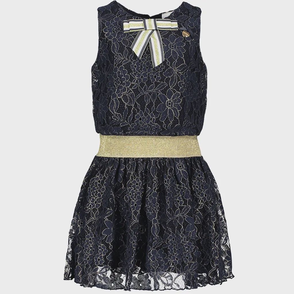 DRESS 5803 NVY / GLD FLOW LA