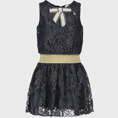 DRESS 5803 NVY / GLD FLOW LA