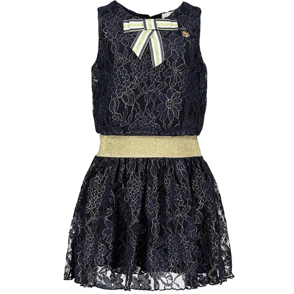 DRESS 5803 NVY / GLD FLOW LA