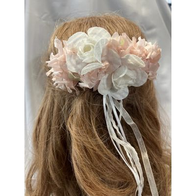 FLOWER COMB PEACH & CREA / 411