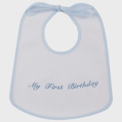 BIB WHT BLUE TRM 1ST B / DA