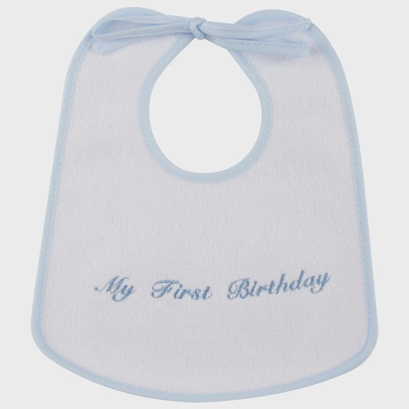 BIB WHT BLUE TRM 1ST B / DA