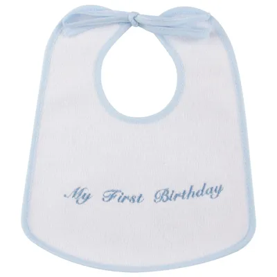 BIB WHT BLUE TRM 1ST B / DA