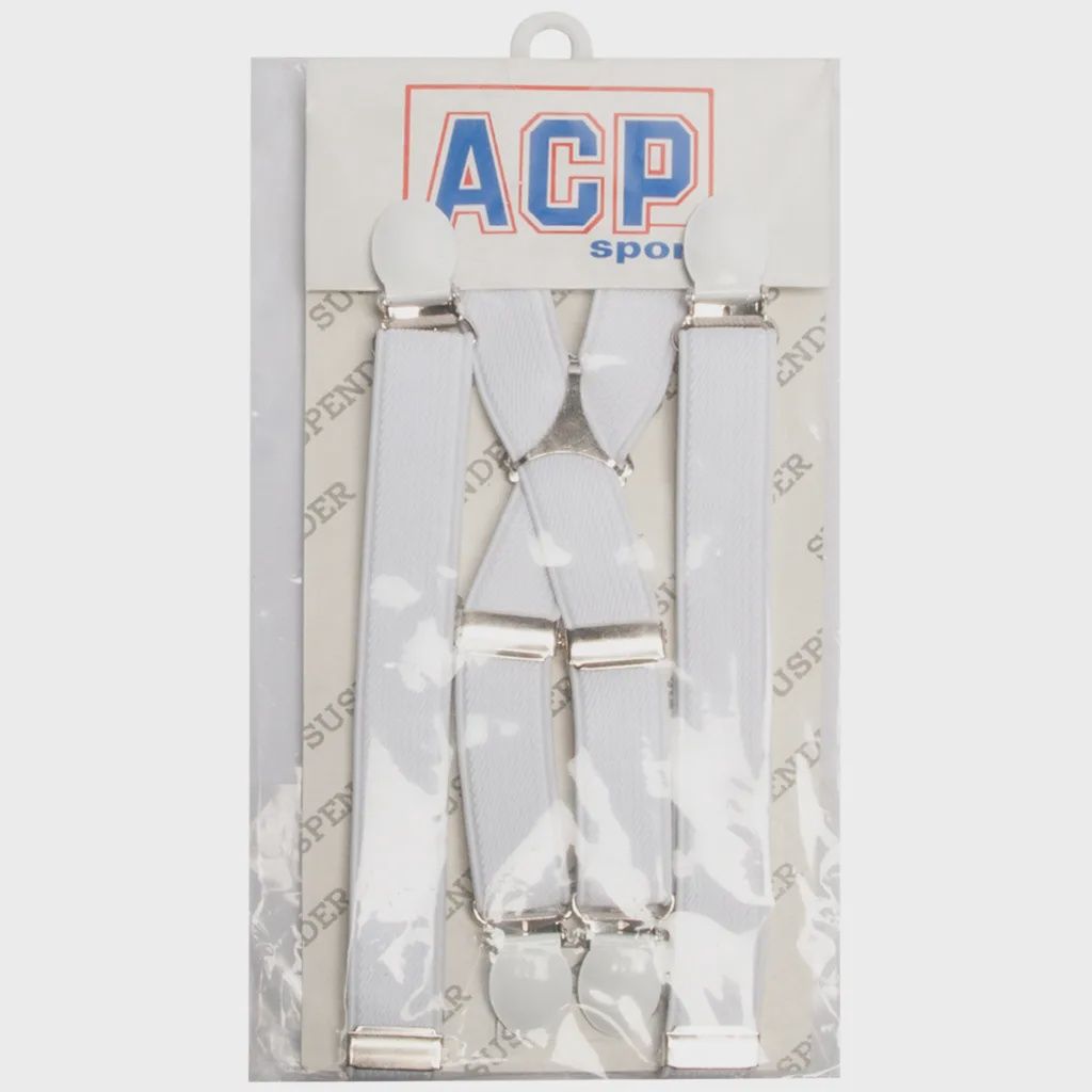 SUSPENDERS WHITE