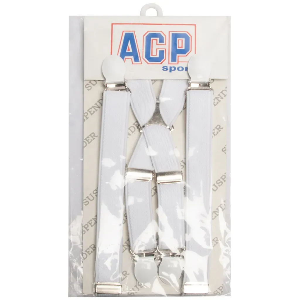 SUSPENDERS WHITE