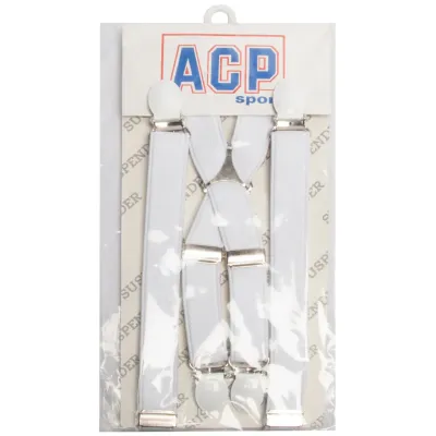 SUSPENDERS WHITE