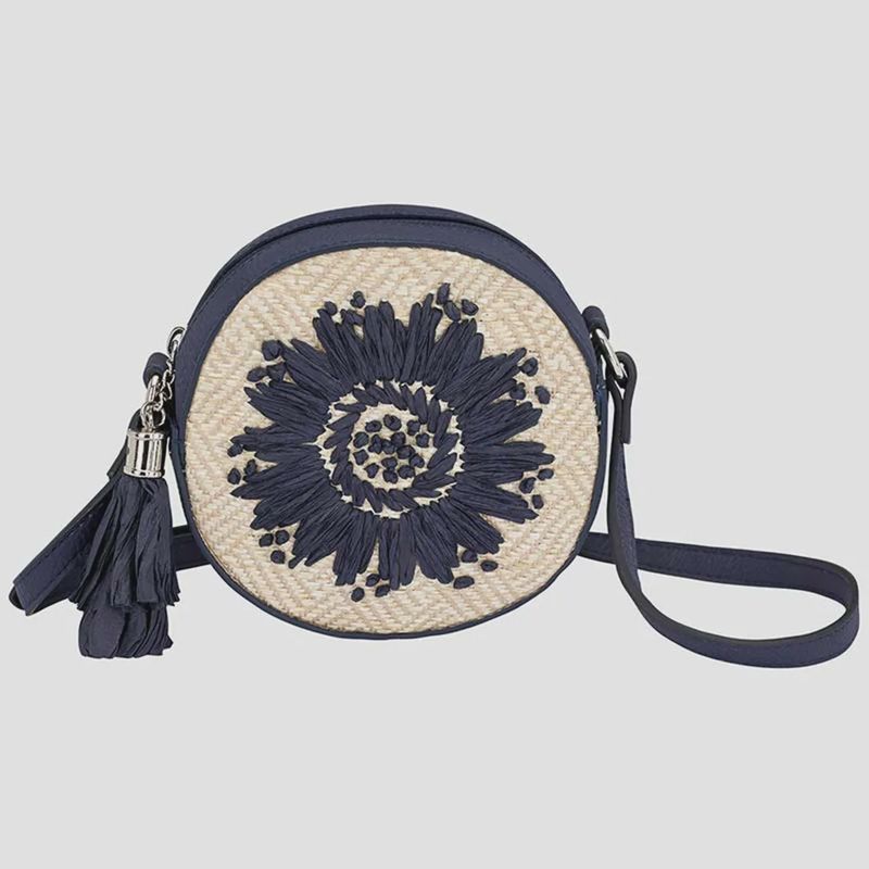 PURSE0 601 RAFIA FLOW ROUN
