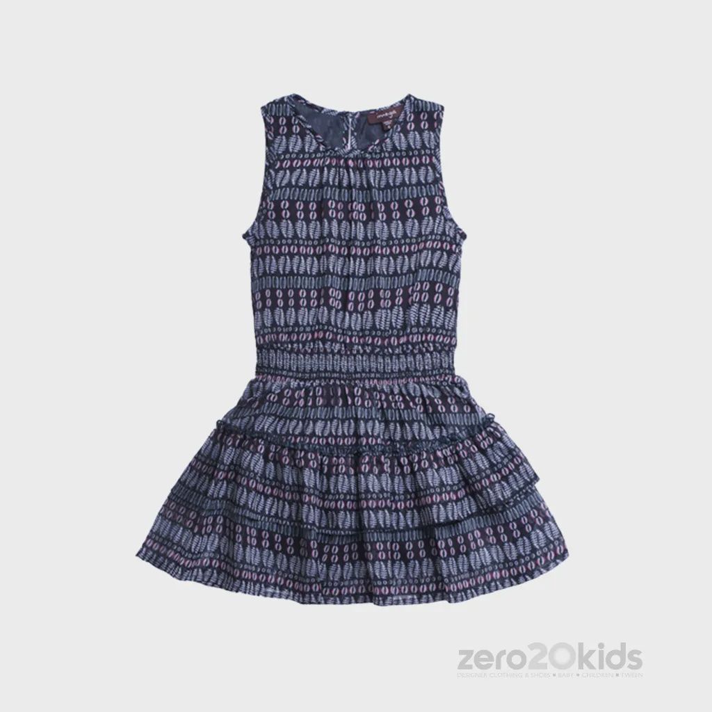 DRESS THEA CHIF LAY NVY / WH P
