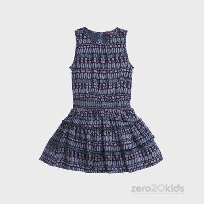 DRESS THEA CHIF LAY NVY / WH P
