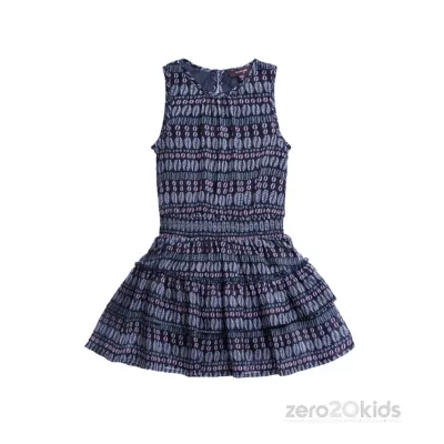 DRESS THEA CHIF LAY NVY / WH P