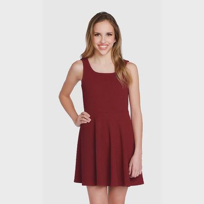 DRESS RUBY CROSSOVER BACK FLA