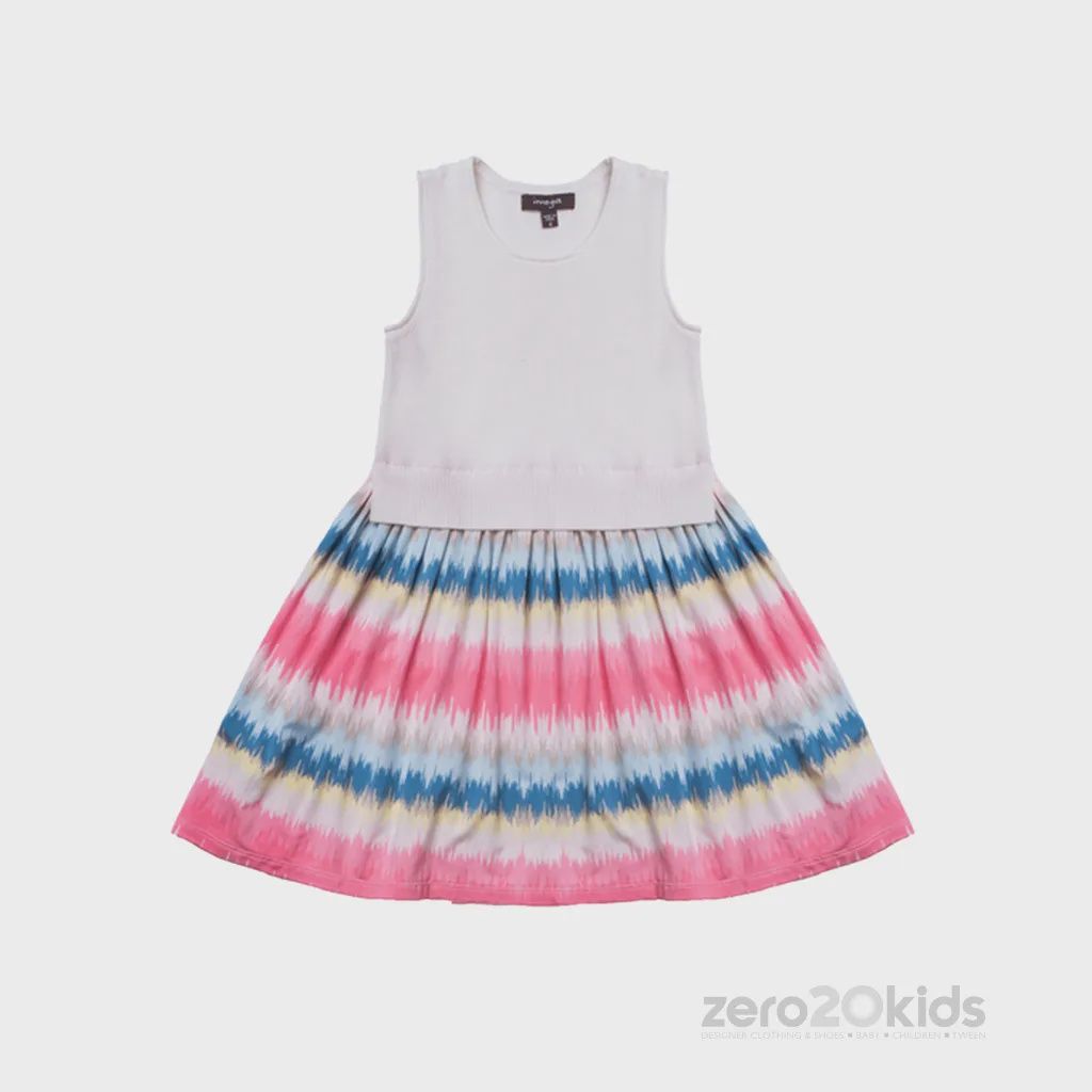 DRESS STELLA GLOW WHT / MCL KNI