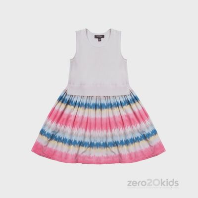 DRESS STELLA GLOW WHT / MCL KNI