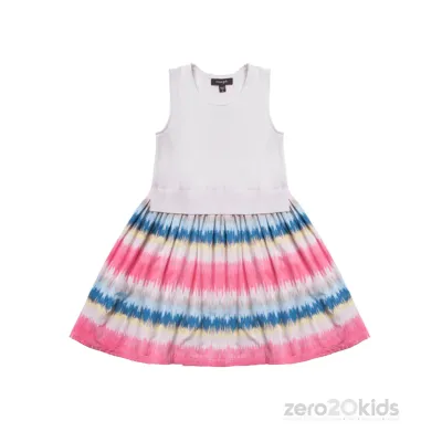 DRESS STELLA GLOW WHT / MCL KNI