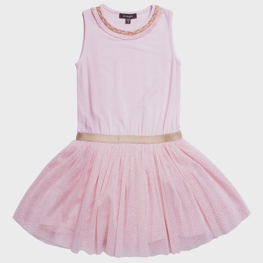 DRESS PASCAL GLITTER MESH SKR