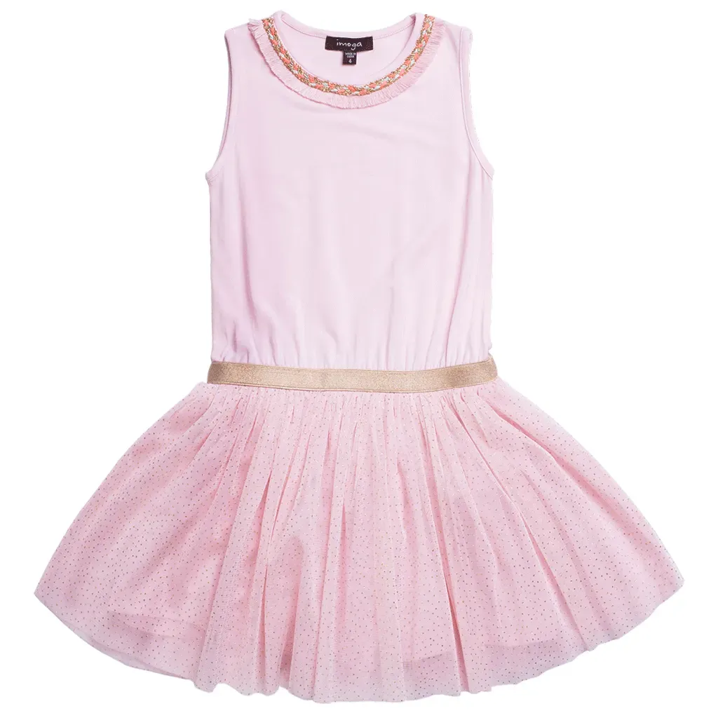 DRESS PASCAL GLITTER MESH SKR