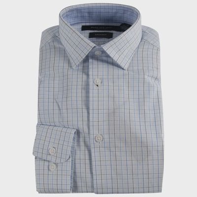 SHIRT BSHASMAS0052 BLU GRY SK