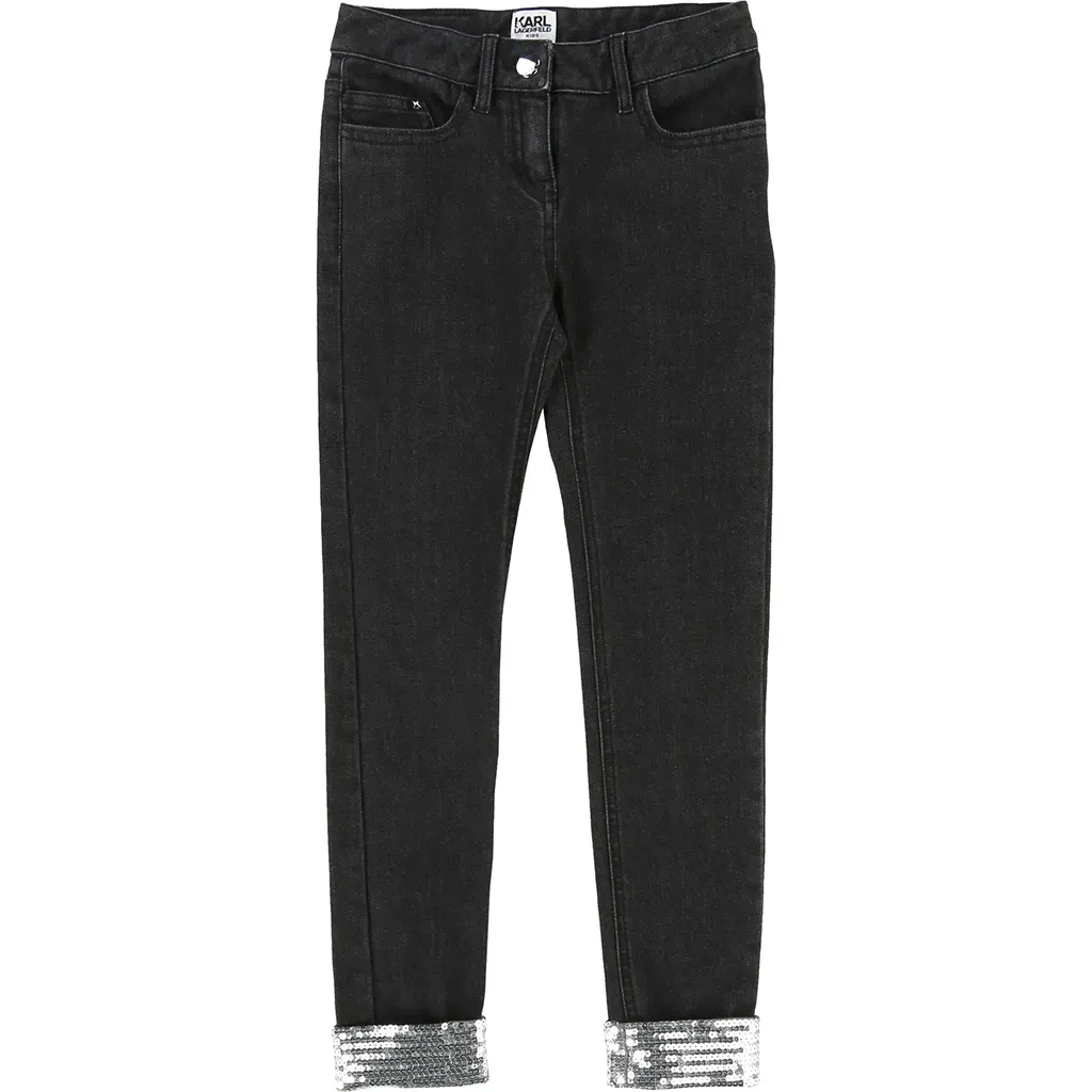 JEAN Z14081 SILV SEQU CUFF