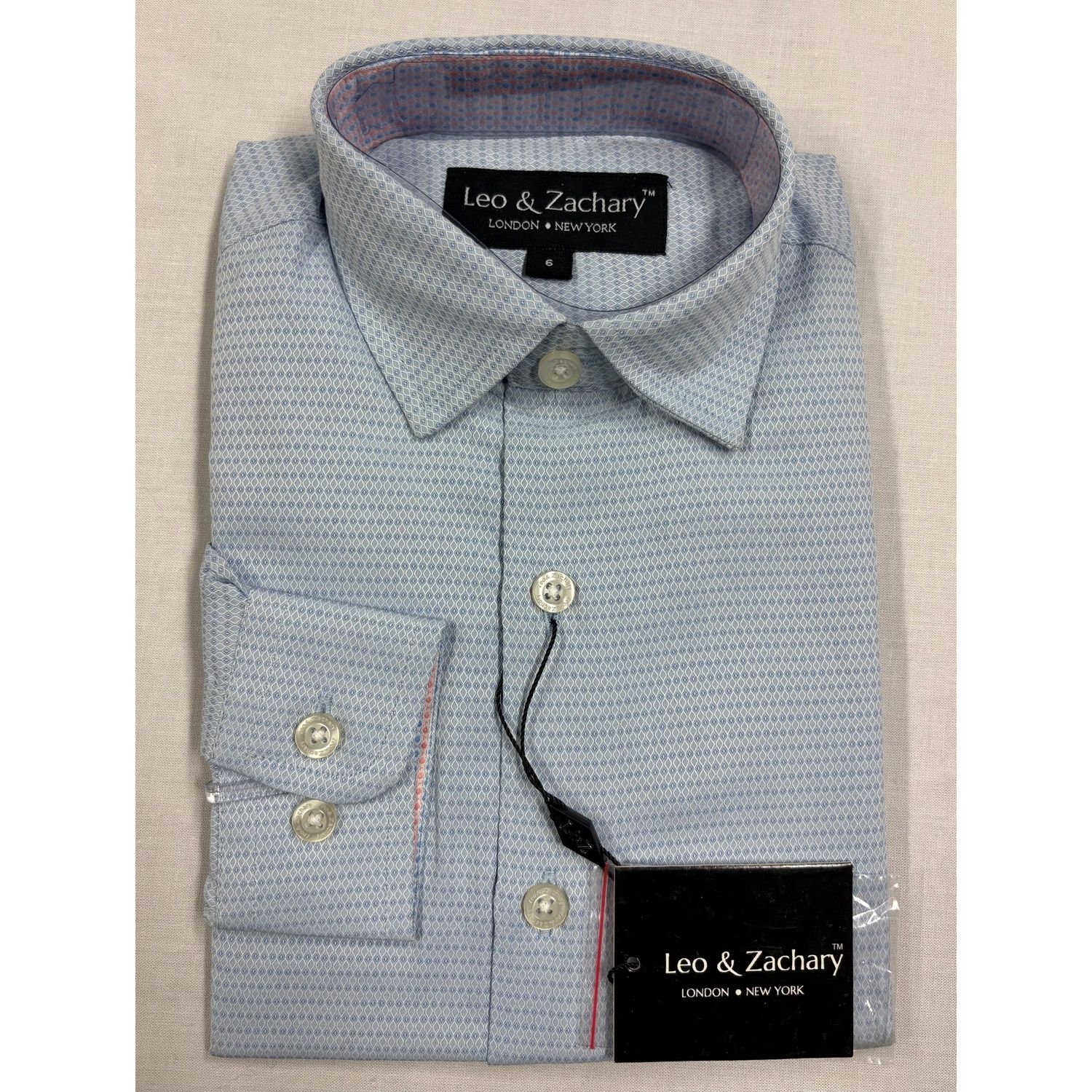 SHIRT 5672 L / B PRNT SHARKSKI