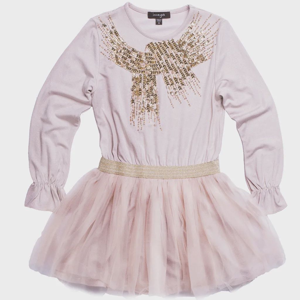 DRESS PRISCILLA GLD SEQU / BEA
