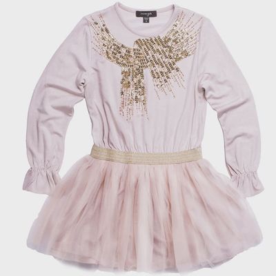 DRESS PRISCILLA GLD SEQU / BEA