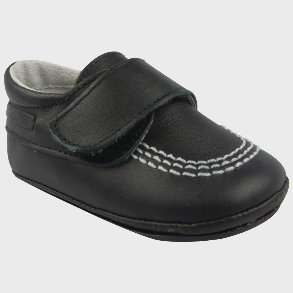 SHOE 9513 NVY WITH WHT STITC