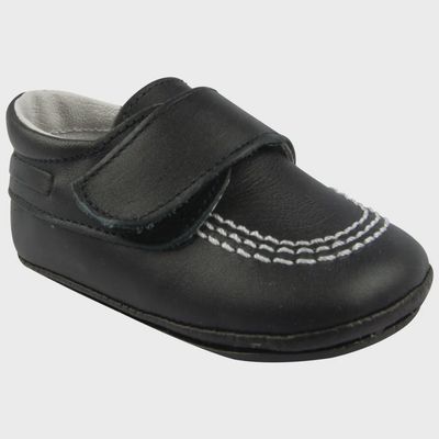 SHOE 9513 NVY WITH WHT STITC