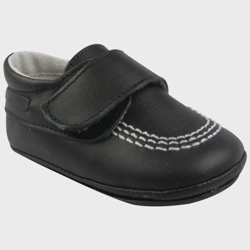 SHOE 9513 NVY WITH WHT STITC
